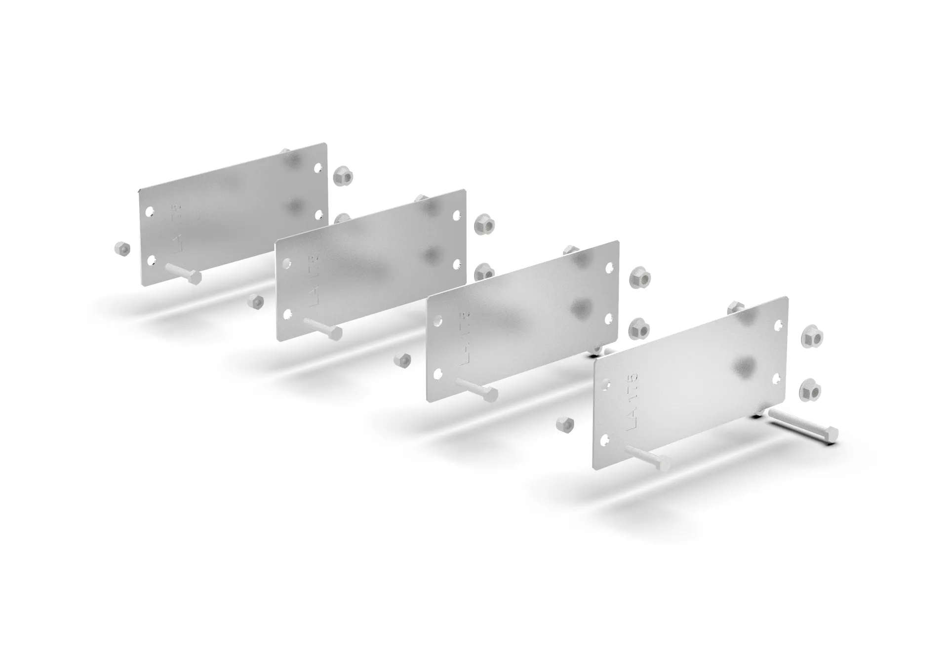 Fastening set Heavy Mesh bay back LA 175