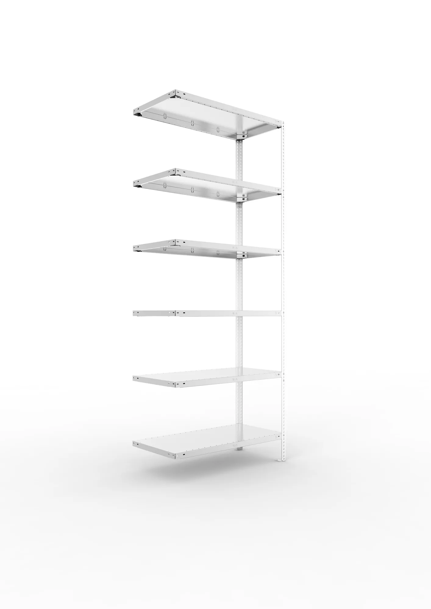 Fix shelving Add 6xV150 2500x1000x500 galv