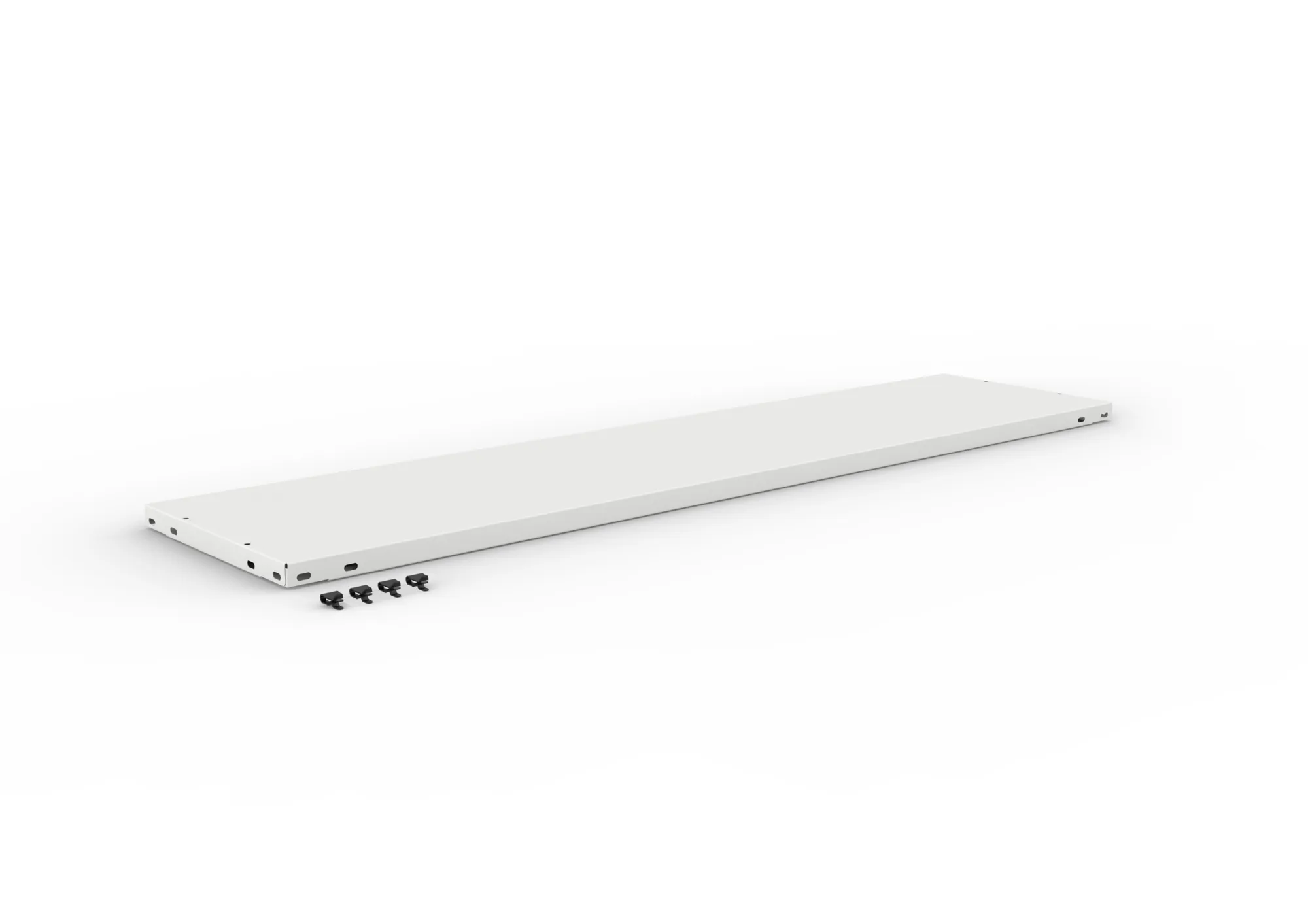 Compact top shelf 1250W x 300D R7035 (inc. 4x she lf clips)