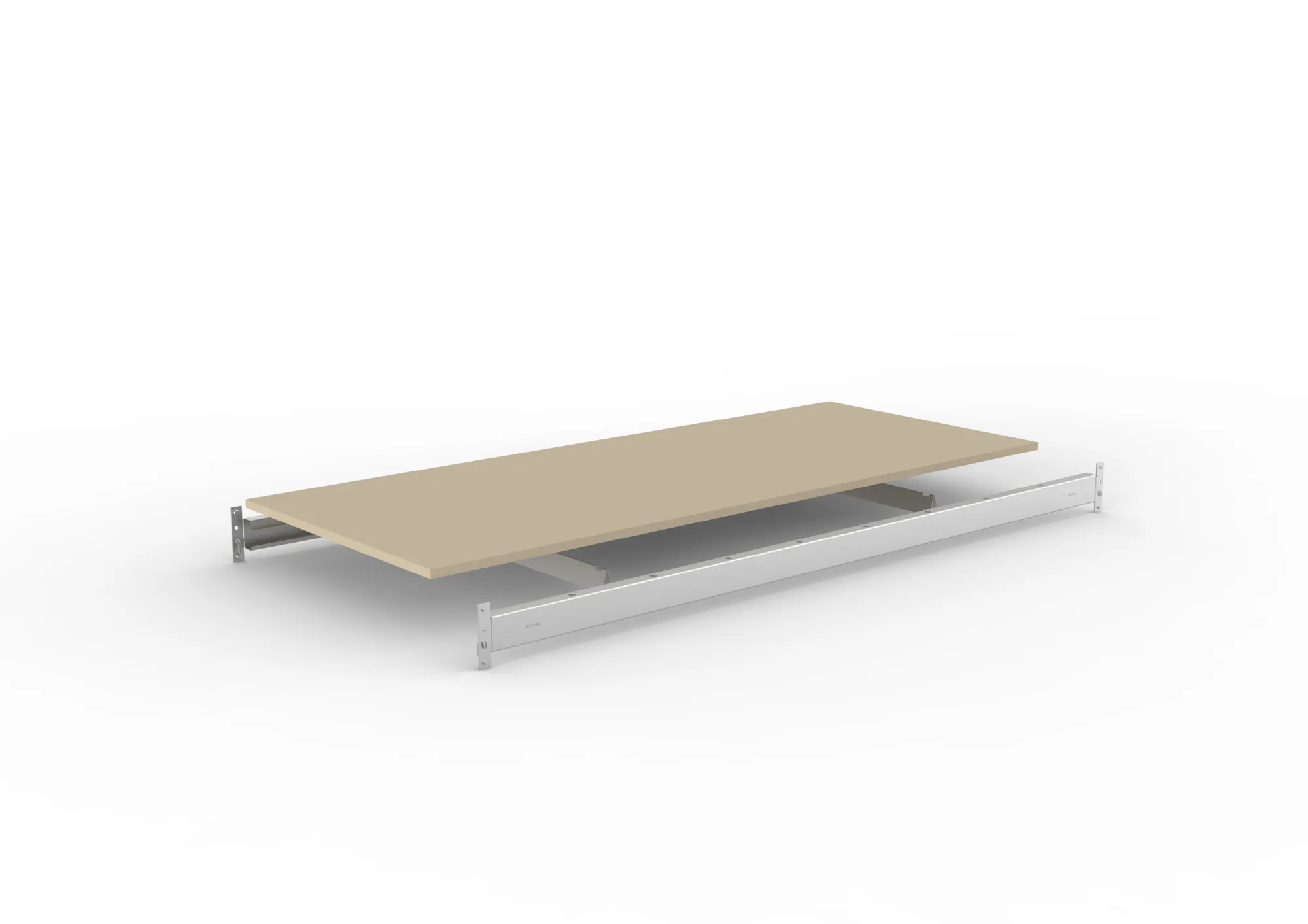 Mini-Rack extra level with chipboard 1800x800 pre- galvanised