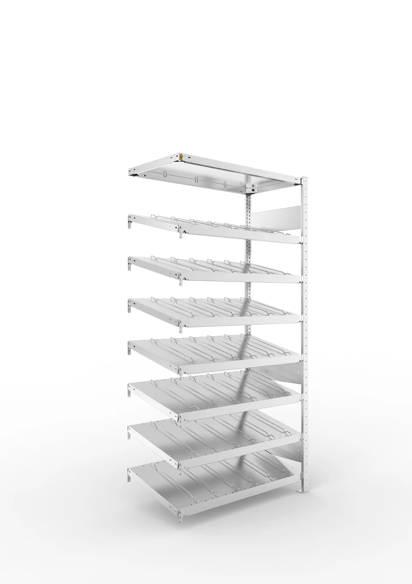 Quick S3 inclined shelv. 14° Add-on 2000 x 1000 x 500 pre-galv.