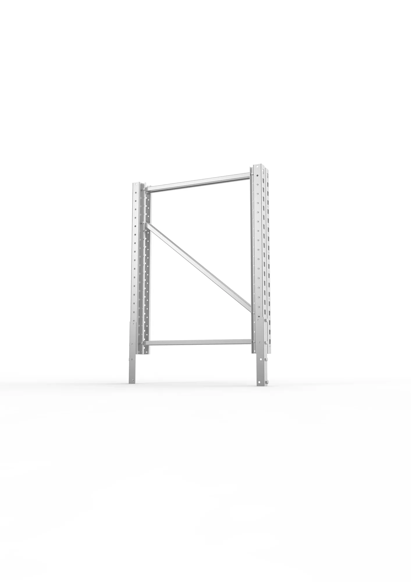 End upright extension heavy 120/20 1000 x 800 galv multipal S + N