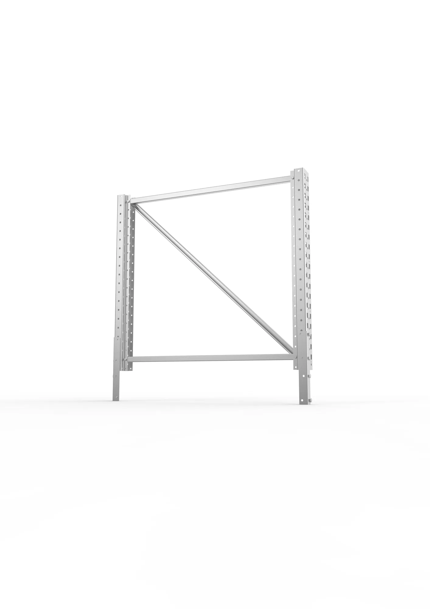 End upright extension heavy 100/20 1000 x 1100 galv multipal S + N