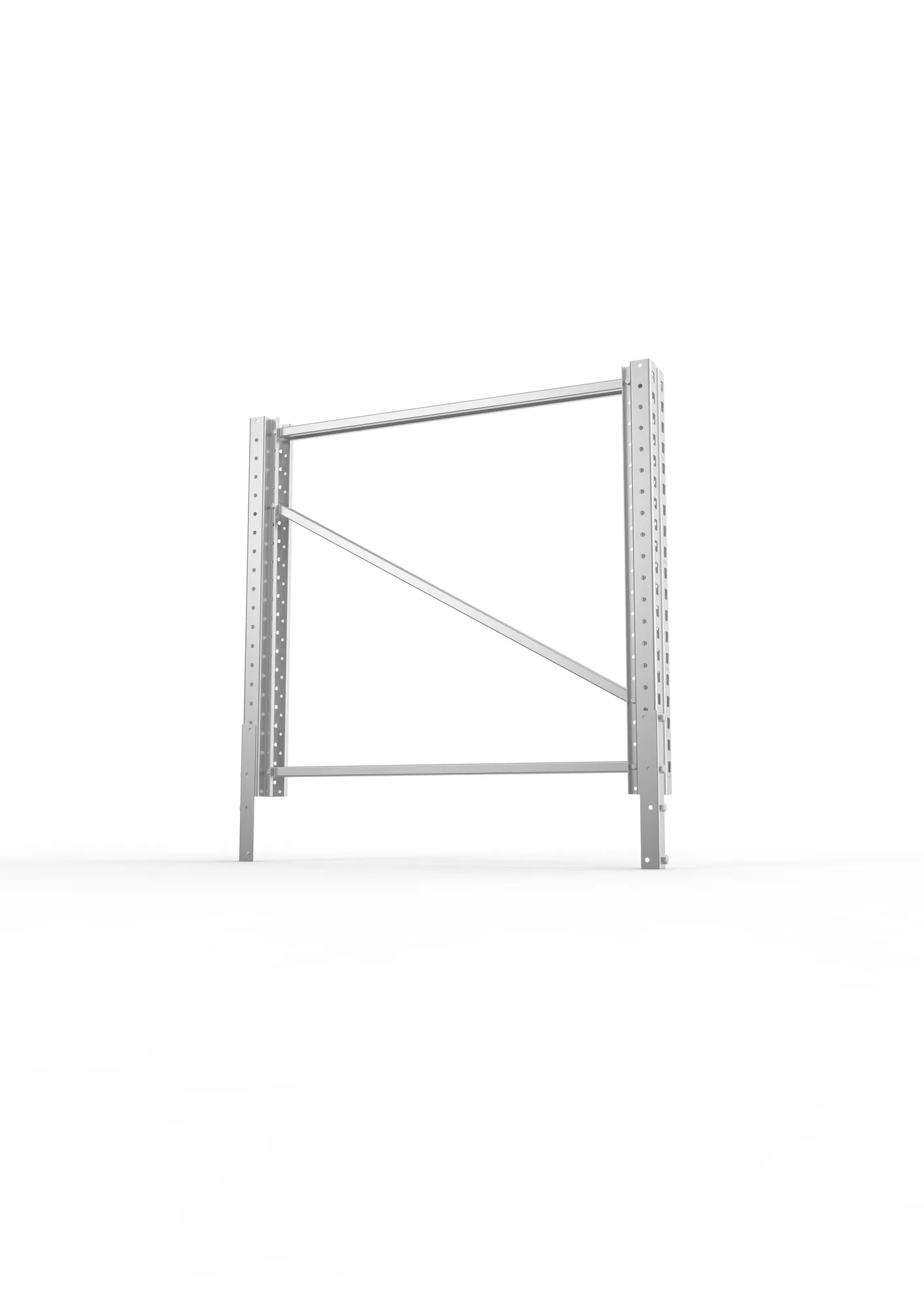 End upright extension heavy 120/20 1000 x 1100 galv multipal S + N