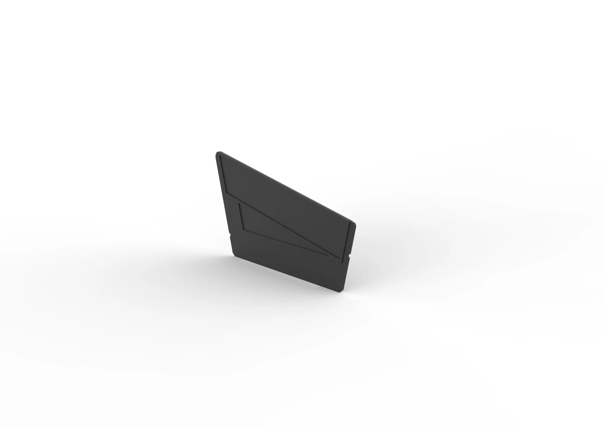 PVC Divider 400 RAL 7042 (L=360mm x H=170/115mm, for mesh basket heavy galv)