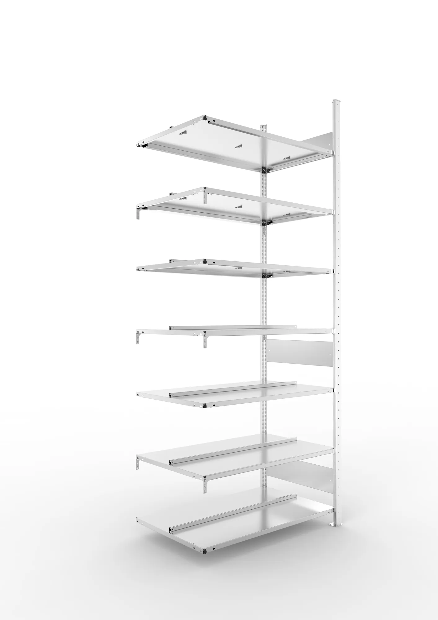 S3 Compact boltless shelv. Add 7xshelv. 2500x1000x 600 galv