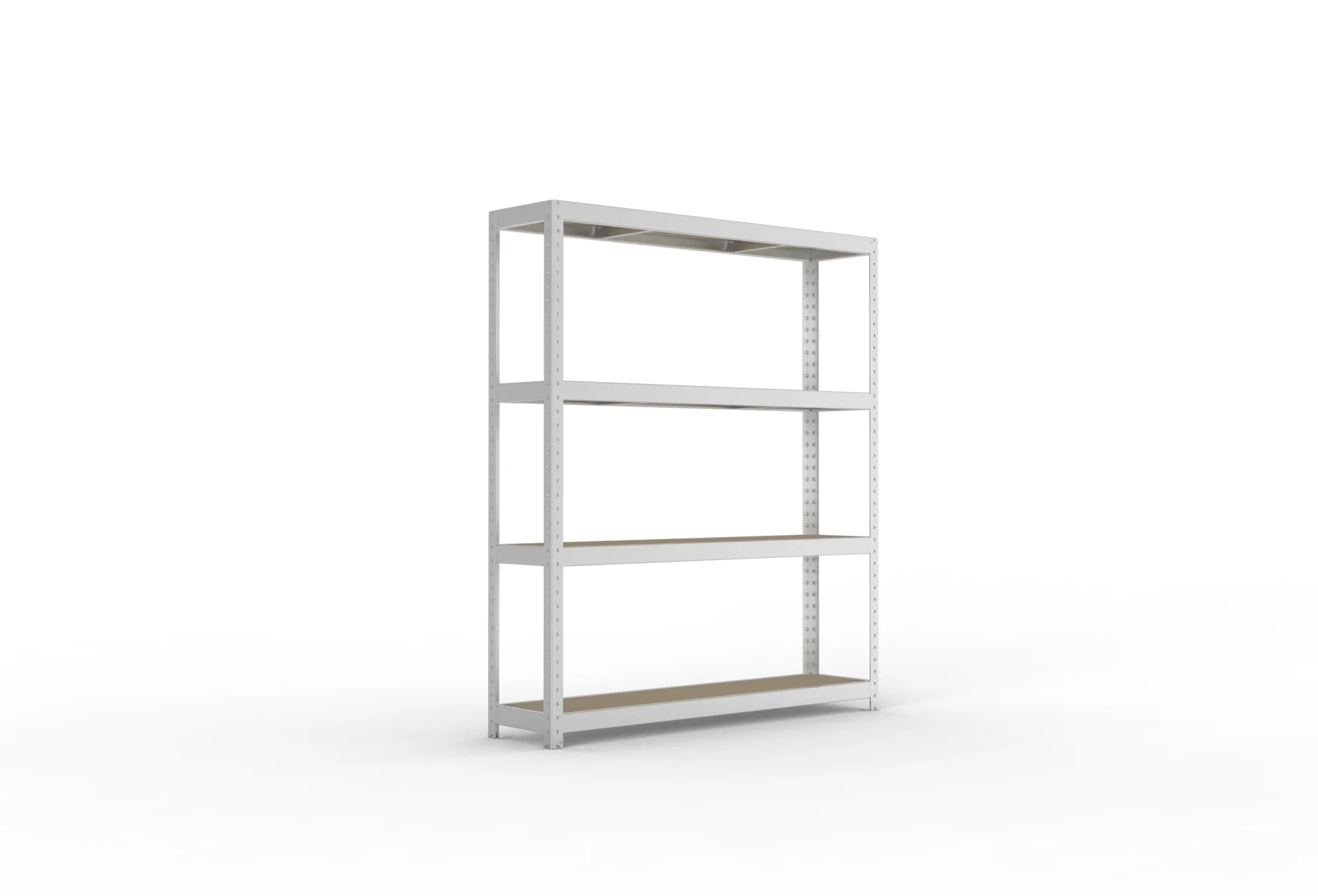 META SPEED-RACK Weitspannregal | Komplettregal | 1970 x 1700 x 400 mm | Fachlast 500 kg | Spanplattenböden | 4 Ebenen