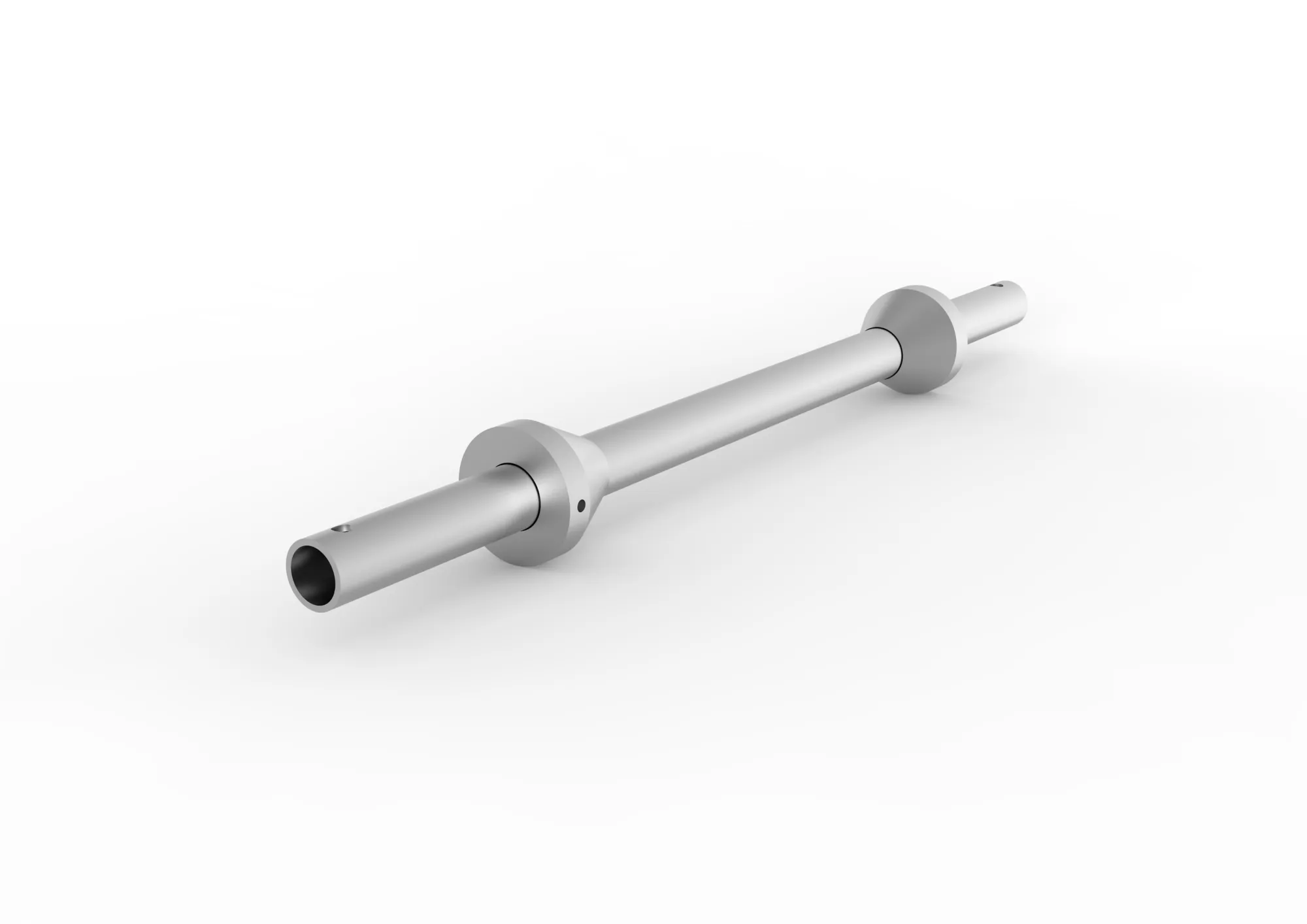 Cable reel bar 42,4/4,0x900 pre-galvanised with ce ntralising flanges