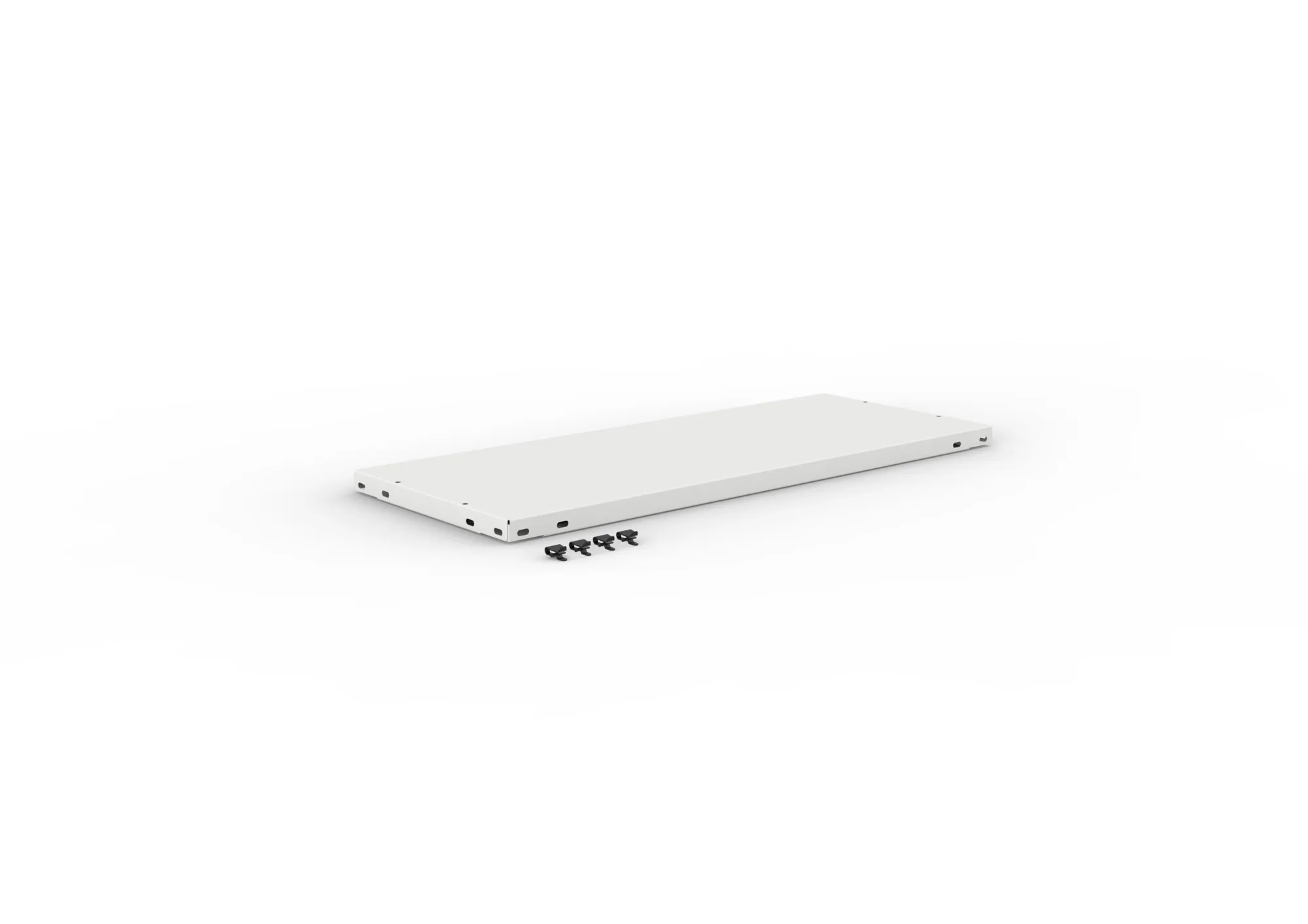 Compact top shelf 750W x 300D R7035 (inc. 4x shel f clips)