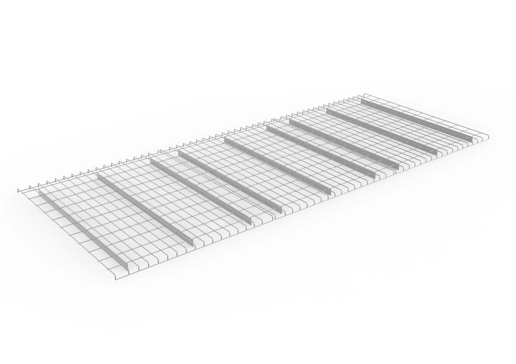 Wire mesh shelf 1825 x 1100 cpl. Shelf load 1000 kg galv Multipal