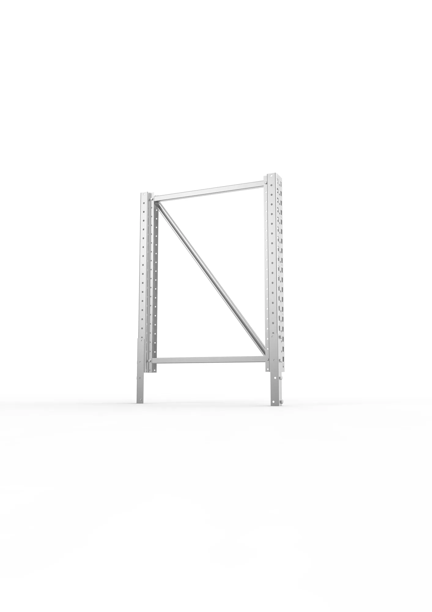 End upright extension heavy 100/20 1000 x 800 galv multipal S + N