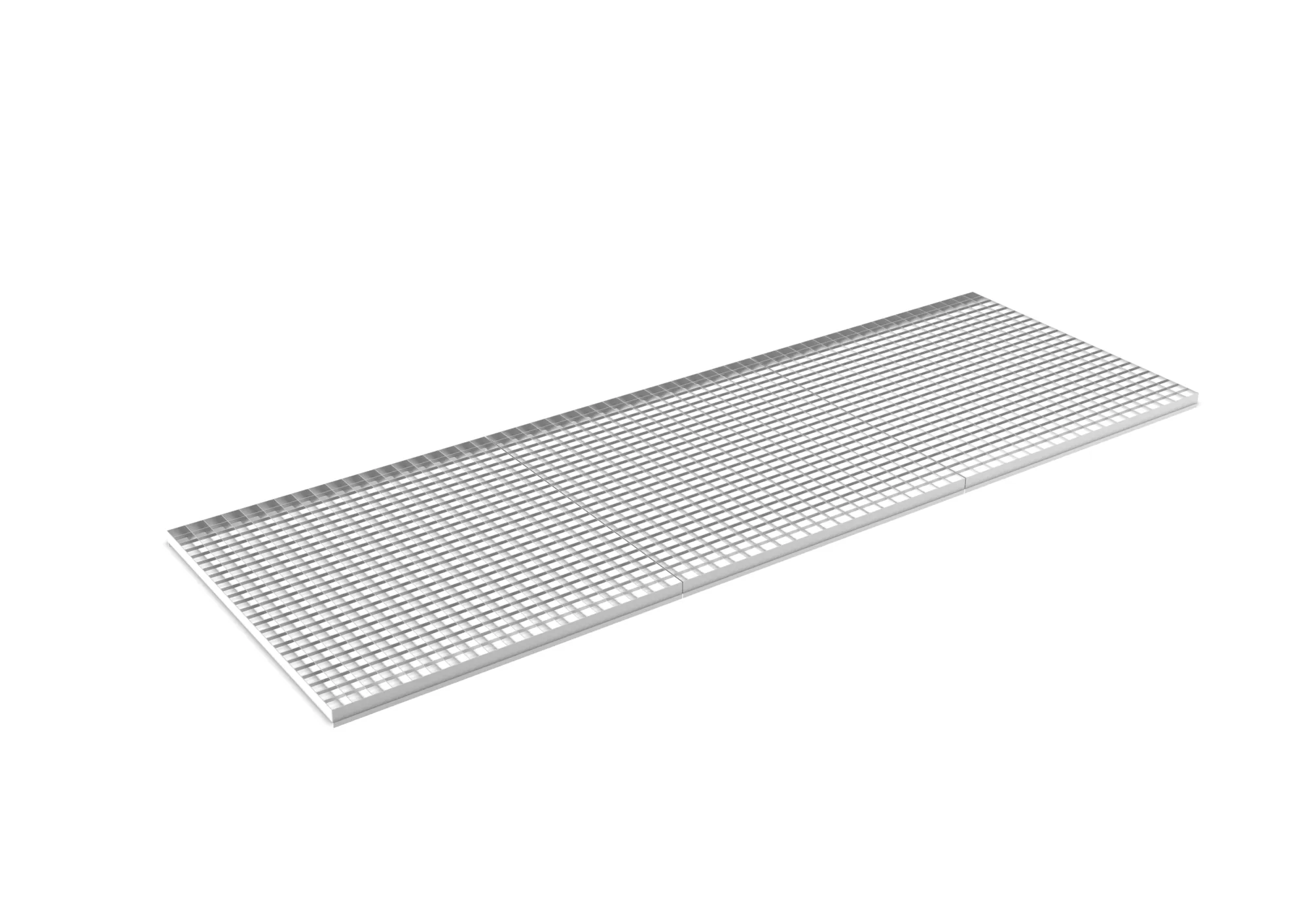 Mesh deck panel, support rod 40/2 3300x1100 mm multipal